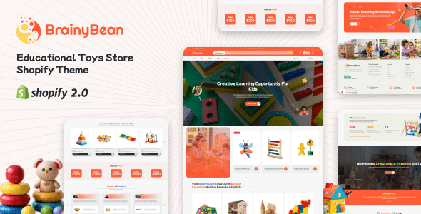 Brainybean – Education Toys Store Shopify Theme