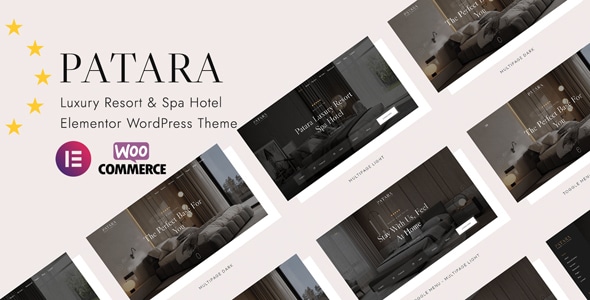 Patara – Luxury Resort & Spa Hotel Elementor WordPress Theme