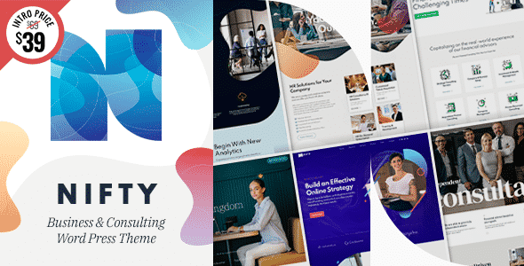 Nifty – Business Consulting WordPress Theme