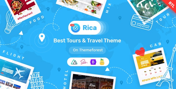 Rica – Travel & Tour Online Booking Vue NuxtJs Template