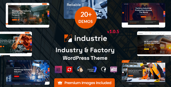 Industrie – Factory & Industry WordPress Theme