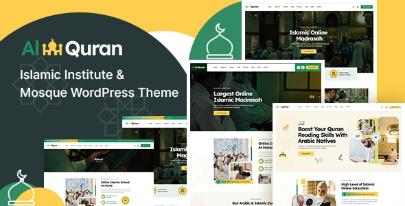 Alquran – Islamic Institute & Mosque WordPress Theme