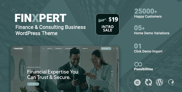 Finxpert – Finance & Consulting Business WordPress Theme