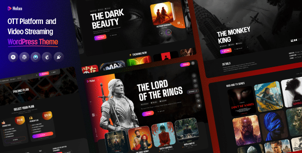 Holaa – OTT Platform and Video Streaming WordPress Theme