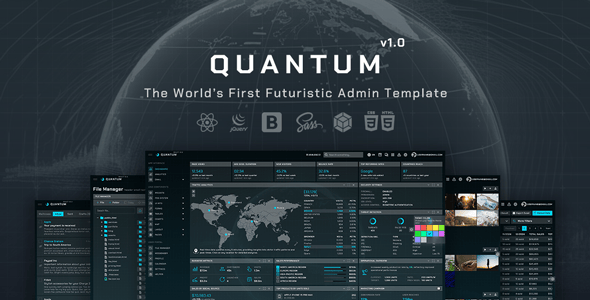 Quantum – React 18 Bootstrap Admin Template