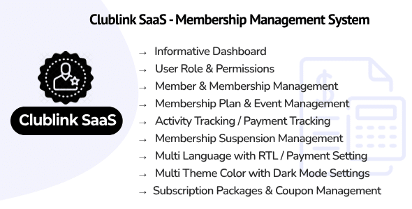 Clublink SaaS – Membership Management Software