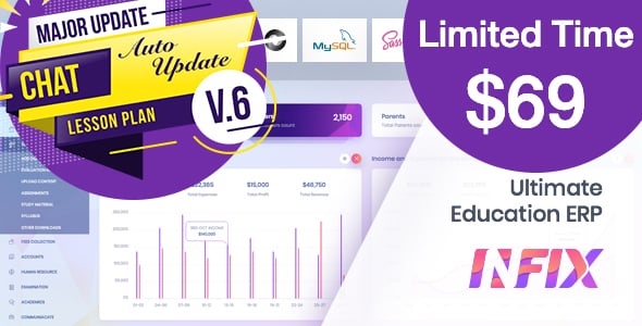InfixEdu School – School Management System Software