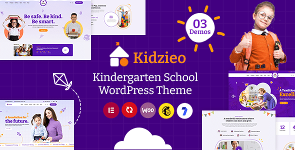Kidzieo – Kindergarten School WordPress Theme