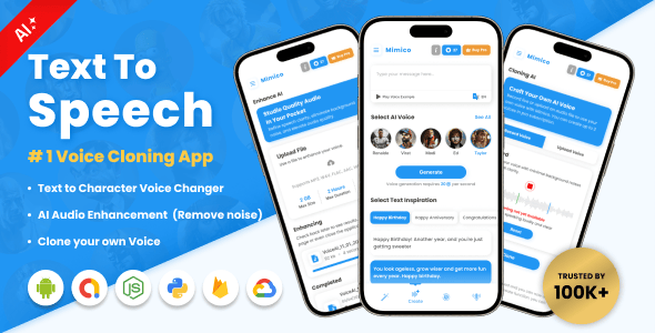 Free download Text to Speech | Voice Changer | Voice Clone | Voice Over with Audio Enhancer Android