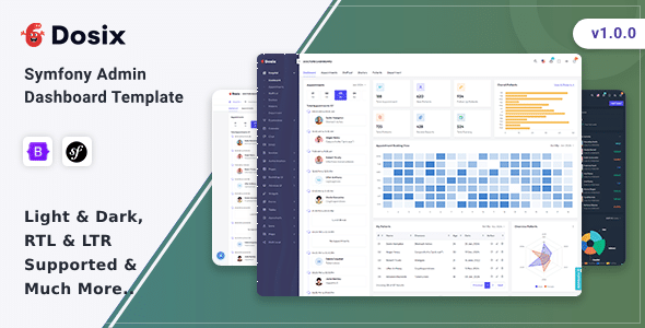 Dosix – Symfony Admin & Dashboard Template