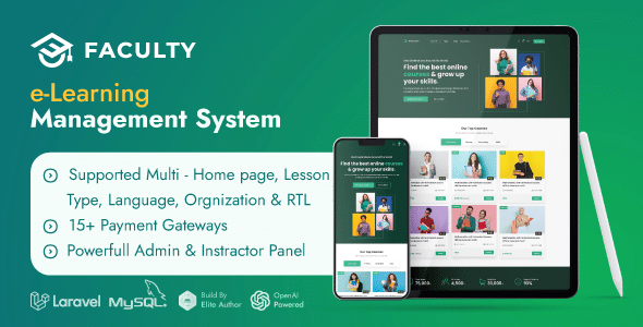 Faculty LMS | Learning Management System – AI Powered SaaS