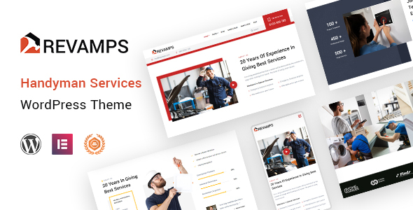 Revamps – Handyman Service WordPress Theme