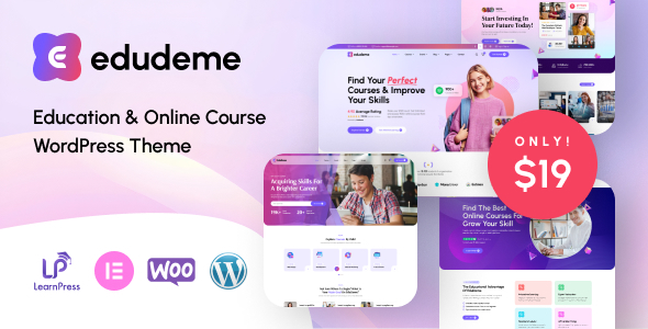 Edudeme – Education & Online Course WordPress Theme
