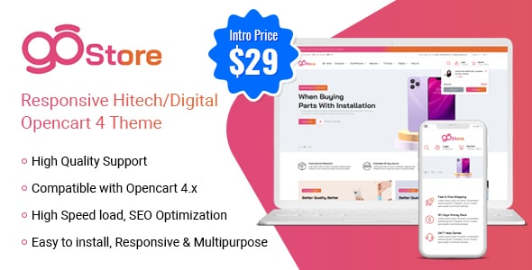 GoStore – Responsive Hitech/Digital Store Opencart 4 Theme