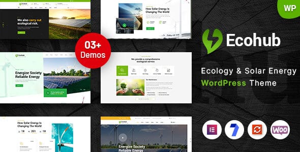 Ecohub – Ecology & Solar Energy WordPress Theme
