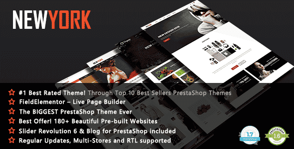 NewYork | Elementor Multi-Purpose PrestaShop 1.7 & 1.6 Theme