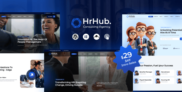 Hr Hub – Human Resources Agency WordPress Theme